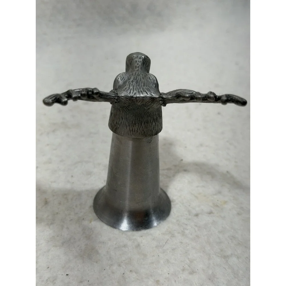 Jagermeister Pewter Stag Deer Head Shot Glass Jigger Rustic Lodge Barware